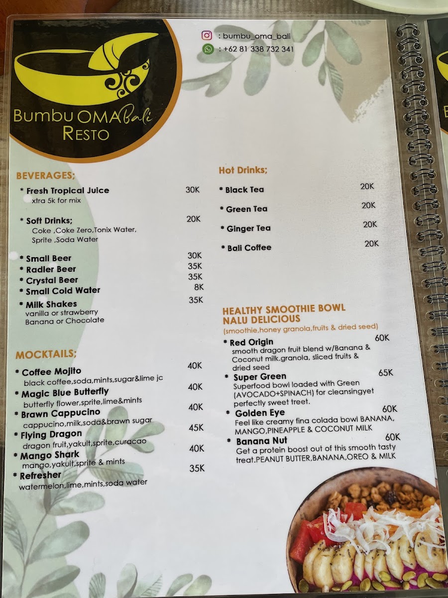 Bumbu Oma Bali Menu - Image 3