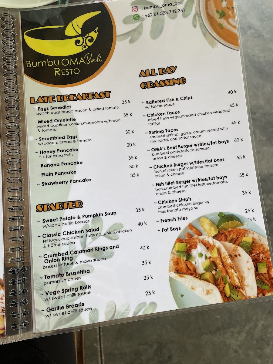 Bumbu Oma Bali Menu - Image 4